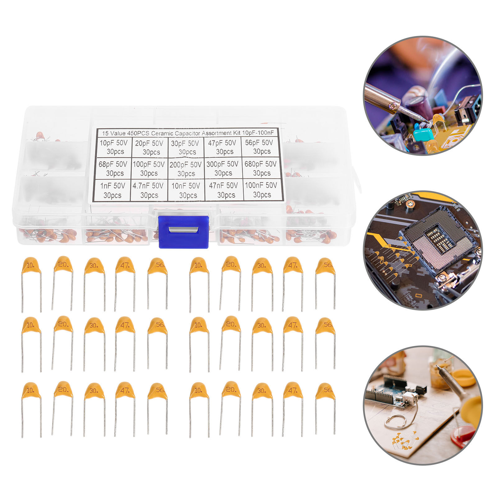 1 set di condensatori ceramici - Electronics Repair Hobby recensione e prezzo