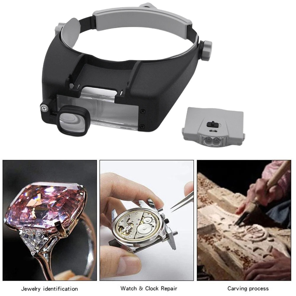 Occhiali Ingrandenti LED con S - Electronics Repair Hobby recensione e prezzo